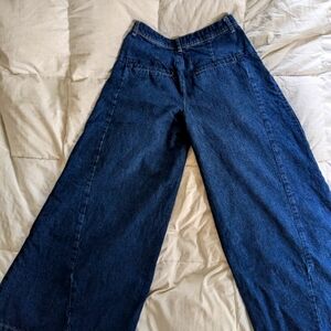 Free People we the free high waist Equinox denim trouser size 28